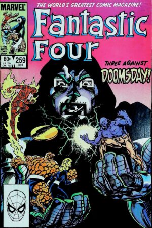 Couverture de FANTASTIC FOUR (1961) #259 - par John Byrne - lecubeacomics.com