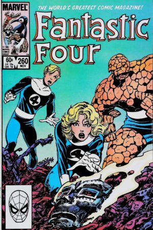 Couverture de FANTASTIC FOUR (1961) #260 - par John Byrne - lecubeacomics.com