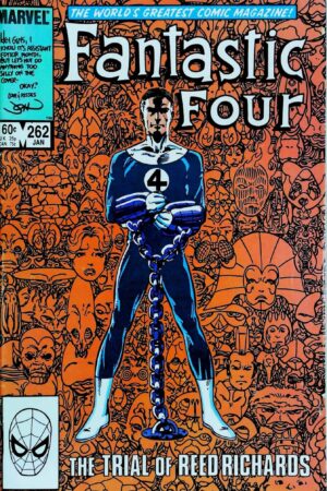 Couverture de FANTASTIC FOUR (1961) #262 - par John Byrne - lecubeacomics.com