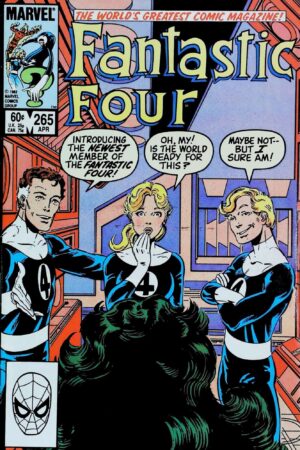 Couverture de FANTASTIC FOUR (1961) #265 - par John Byrne - lecubeacomics.com