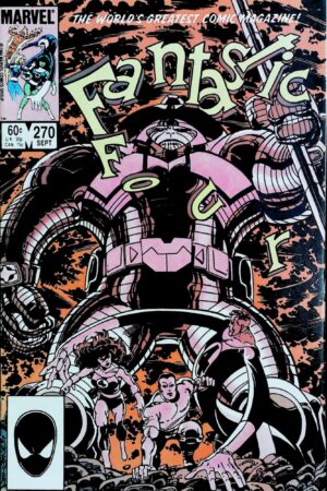Couverture de FANTASTIC FOUR (1961) #270 - par John Byrne - lecubeacomics.com