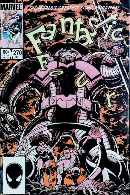 FANTASTIC FOUR (1961) #270 - Marvel - lecubeacomics.com Couverture de FANTASTIC FOUR (1961) #270 - par John Byrne - lecubeacomics.com