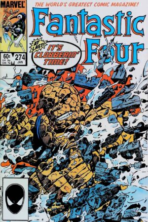 Couverture de FANTASTIC FOUR (1961) #274 - par John Byrne - lecubeacomics.com