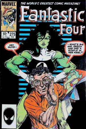 Couverture de FANTASTIC FOUR (1961) #275 - par John Byrne - lecubeacomics.com