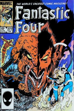 Couverture de FANTASTIC FOUR (1961) #277 - par John Byrne - lecubeacomics.com