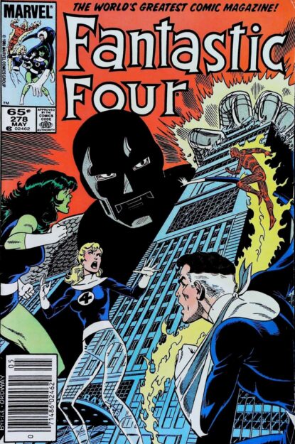 FANTASTIC FOUR (1961) #278 - Marvel - lecubeacomics.com Couverture de FANTASTIC FOUR (1961) #278 - par John Byrne - lecubeacomics.com
