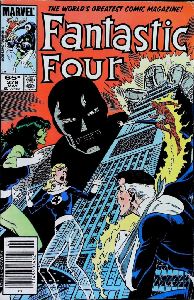Fantastic Four #278, exemplaire FN 6.0, recto