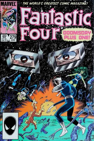 Couverture de FANTASTIC FOUR (1961) #279 - par Jerry Ordway - lecubeacomics.com