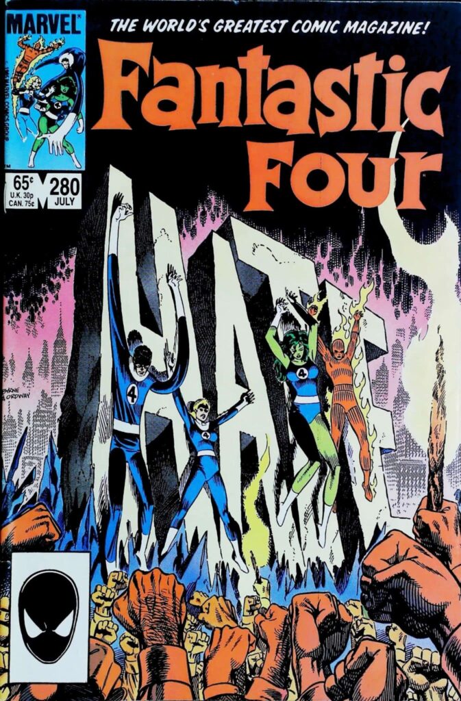 Fantastic Four #280, vue de l'exemplaire