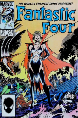 Couverture de FANTASTIC FOUR (1961) #281 - par John Byrne - lecubeacomics.com