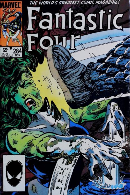 FANTASTIC FOUR (1961) #284 - Marvel - lecubeacomics.com Couverture de FANTASTIC FOUR (1961) #284 - par John Byrne - lecubeacomics.com