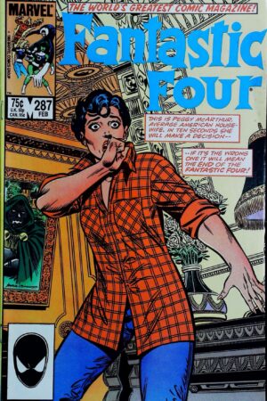 Couverture de FANTASTIC FOUR (1961) #287 - par John Byrne - lecubeacomics.com