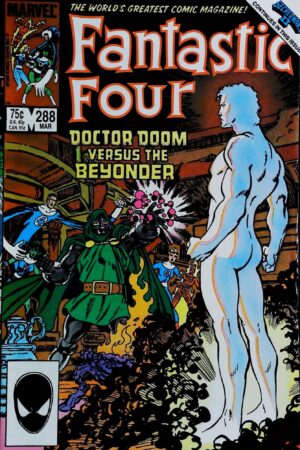 Couverture de FANTASTIC FOUR (1961) #288 - par John Byrne - lecubeacomics.com