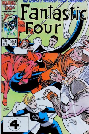 Couverture de FANTASTIC FOUR (1961) #294 - par Jerry Ordway - lecubeacomics.com
