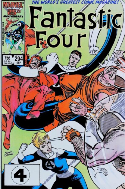 Couverture de FANTASTIC FOUR (1961) #294 - par Jerry Ordway - lecubeacomics.com