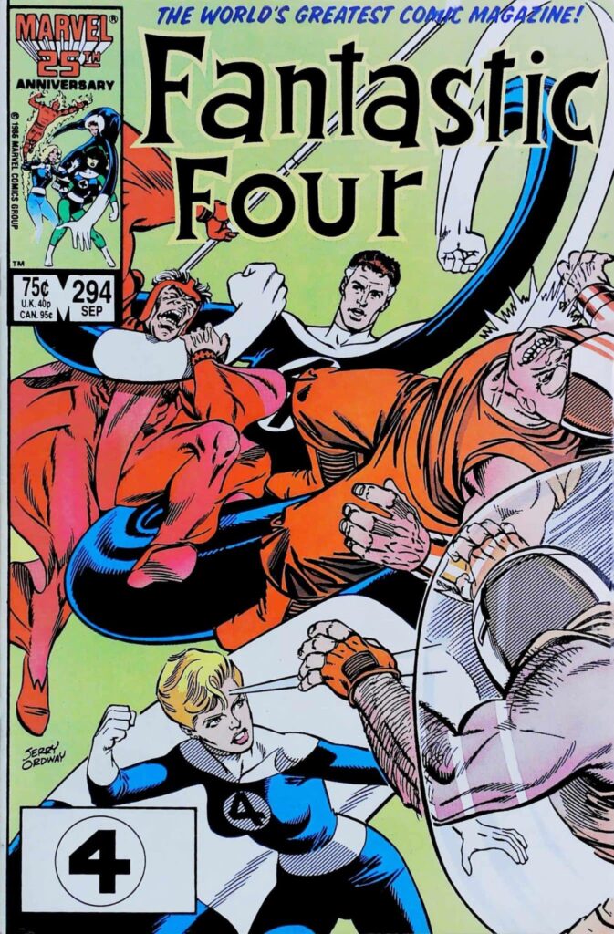 Fantastic Four #294, vue de l'exemplaire