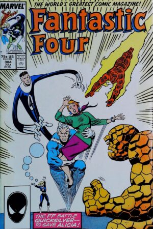 Couverture de FANTASTIC FOUR (1961) #304 - par John Buscema - lecubeacomics.com