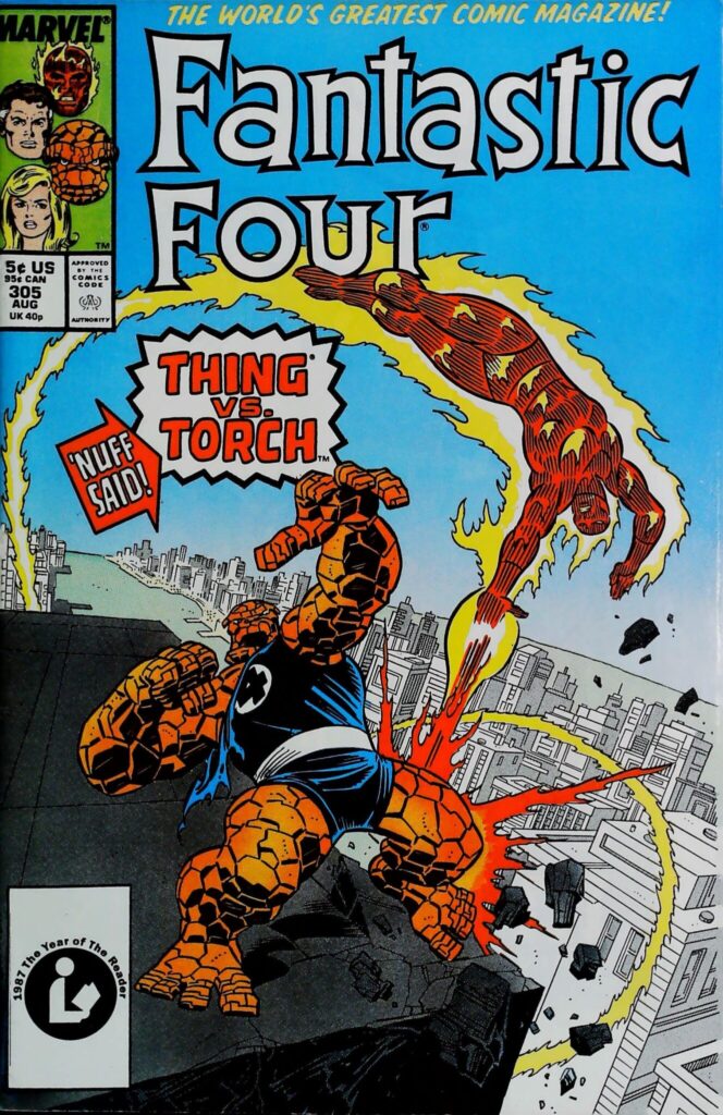 Fantastic Four #305, vue de l'exemplaire
