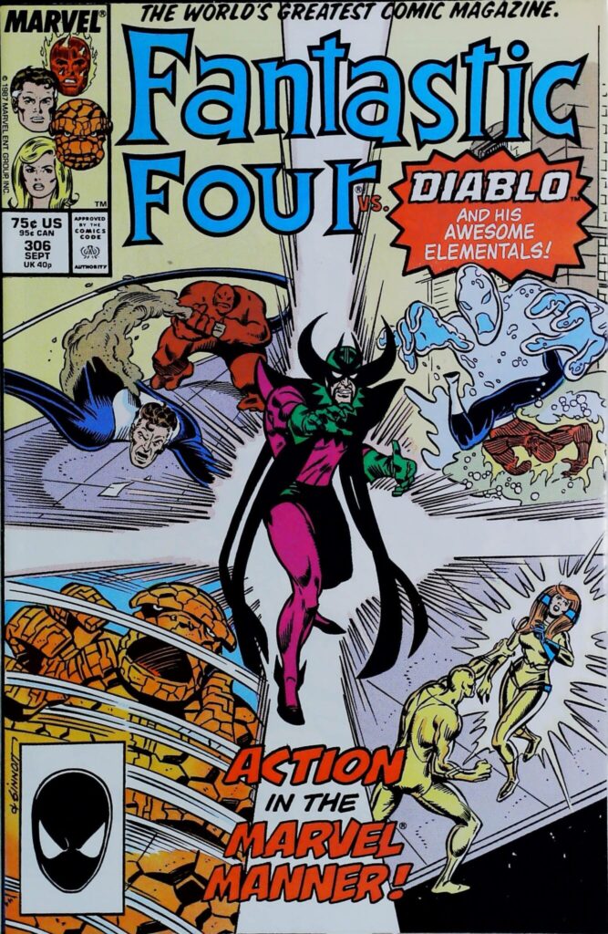 Fantastic Four #306, vue de l'exemplaire