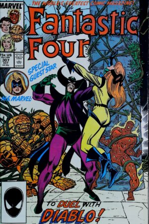 Couverture de FANTASTIC FOUR (1961) #307 - par Ron Frenz - lecubeacomics.com