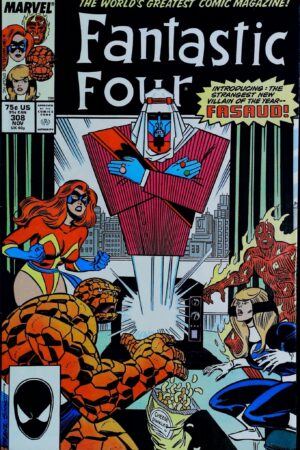 Couverture de FANTASTIC FOUR (1961) #308 - par Joe Sinnott - lecubeacomics.com