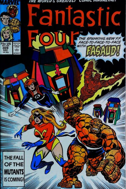 FANTASTIC FOUR (1961) #309 - Marvel - lecubeacomics.com Couverture de FANTASTIC FOUR (1961) #309 - par Ron Frenz - lecubeacomics.com