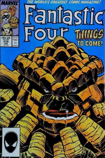 FANTASTIC FOUR (1961) #310 - Marvel - lecubeacomics.com Couverture de FANTASTIC FOUR (1961) #310 - par Joe Sinnott - lecubeacomics.com