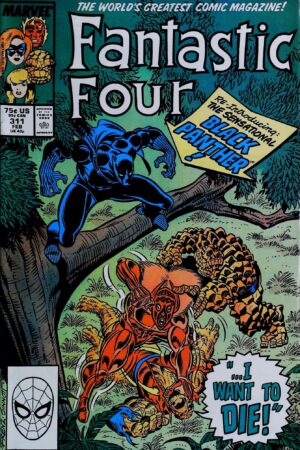 Couverture de FANTASTIC FOUR (1961) #311 - par Joe Sinnott - lecubeacomics.com