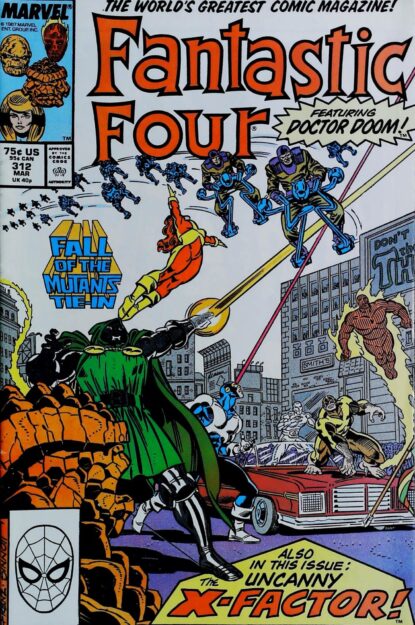 FANTASTIC FOUR (1961) #312 - Marvel - lecubeacomics.com Couverture de FANTASTIC FOUR (1961) #312 - par Ron Frenz - lecubeacomics.com