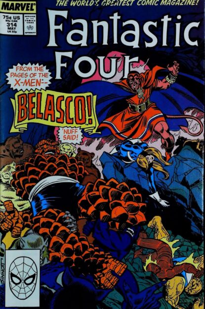 FANTASTIC FOUR (1961) #314 - Marvel - lecubeacomics.com Couverture de FANTASTIC FOUR (1961) #314 - par Joe Sinnott - lecubeacomics.com