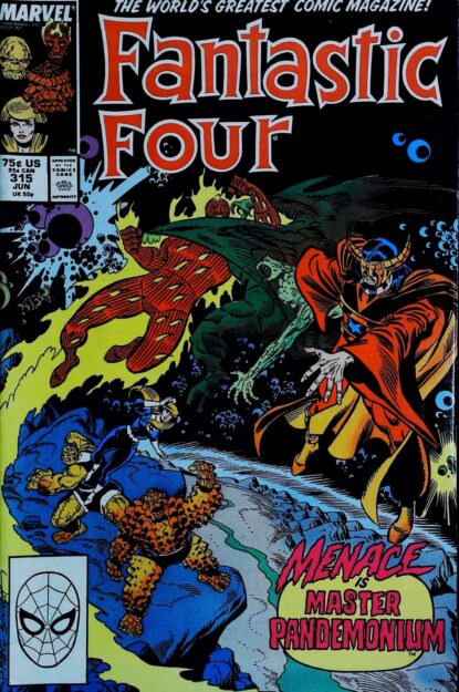 FANTASTIC FOUR (1961) #315 - Marvel - lecubeacomics.com Couverture de FANTASTIC FOUR (1961) #315 - par Joe Sinnott - lecubeacomics.com