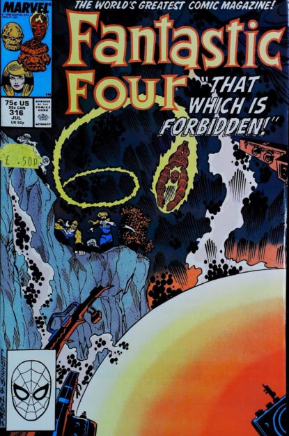 FANTASTIC FOUR (1961) #316 - Marvel - lecubeacomics.com Couverture de FANTASTIC FOUR (1961) #316 - par Joe Sinnott - lecubeacomics.com