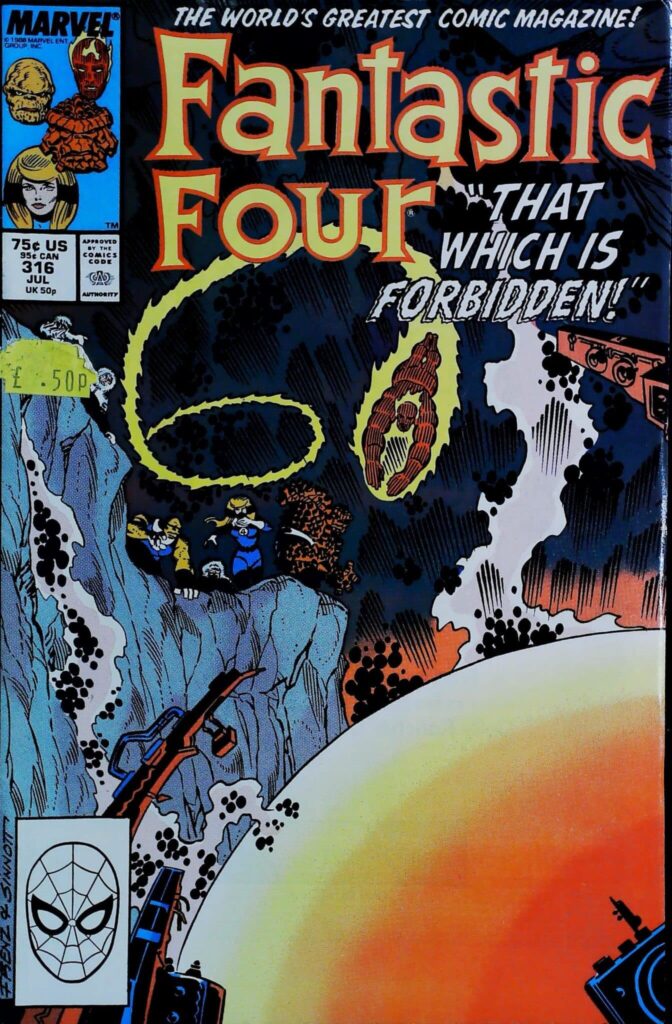 Fantastic Four #316, exemplaire FN 6.0, recto