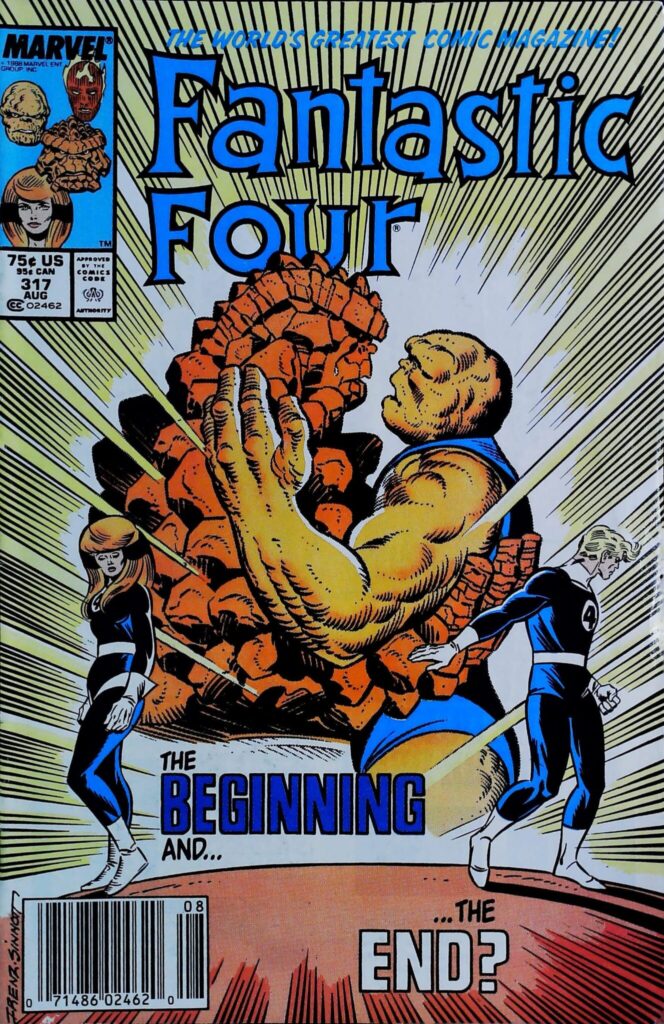 Fantastic Four #317, vue de l'exemplaire