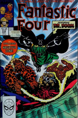Couverture de FANTASTIC FOUR (1961) #318 - par Ron Frenz - lecubeacomics.com