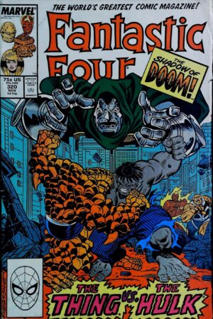 Couverture de FANTASTIC FOUR (1961) #320 - par Joe Sinnott - lecubeacomics.com