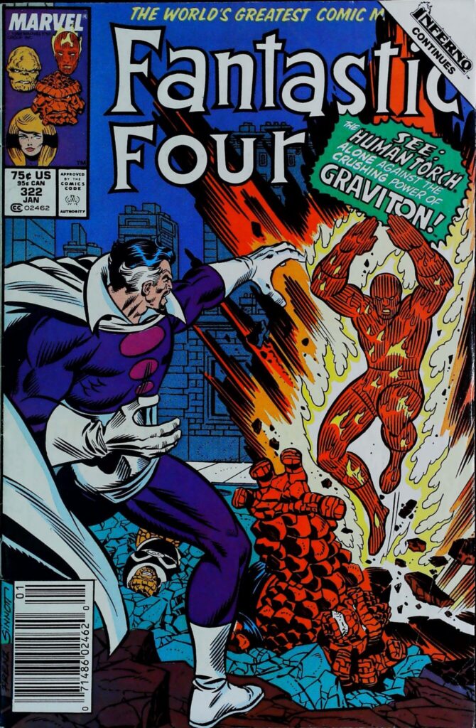 Fantastic Four #322, vue de l'exemplaire