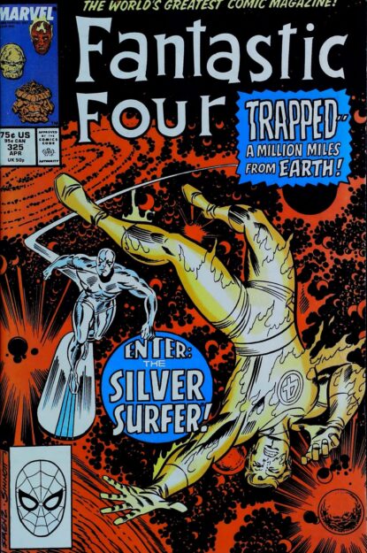 FANTASTIC FOUR (1961) #325 - Marvel - lecubeacomics.com Couverture de FANTASTIC FOUR (1961) #325 - par Ron Frenz - lecubeacomics.com