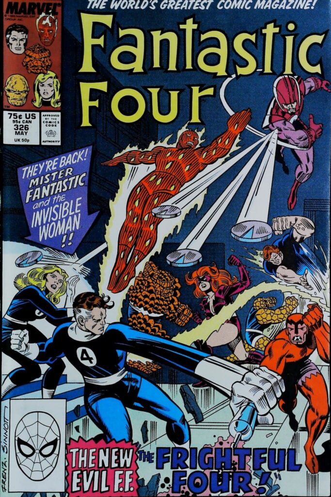 Fantastic Four #326, vue de l'exemplaire