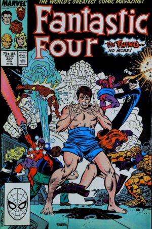 Couverture de FANTASTIC FOUR (1961) #327 - par Joe Sinnott - lecubeacomics.com