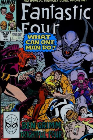 Couverture de FANTASTIC FOUR (1961) #328 - par Joe Sinnott - lecubeacomics.com