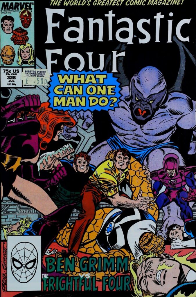 Fantastic Four #328, vue de l'exemplaire