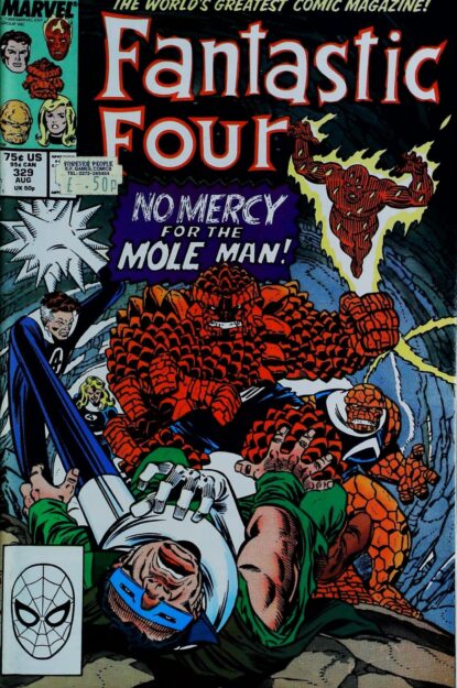 FANTASTIC FOUR (1961) #329 - Marvel - lecubeacomics.com Couverture de FANTASTIC FOUR (1961) #329 - par Ron Frenz - lecubeacomics.com
