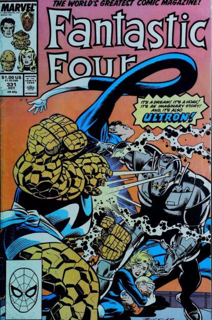 FANTASTIC FOUR (1961) #331 - Marvel - lecubeacomics.com Couverture de FANTASTIC FOUR (1961) #331 - par Joe Sinnott - lecubeacomics.com