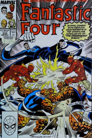 Couverture de FANTASTIC FOUR (1961) #333 - par Joe Sinnott - lecubeacomics.com