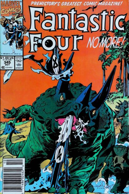 FANTASTIC FOUR (1961) #345 - Marvel - lecubeacomics.com Couverture de FANTASTIC FOUR (1961) #345 - par Walter Simonson - lecubeacomics.com