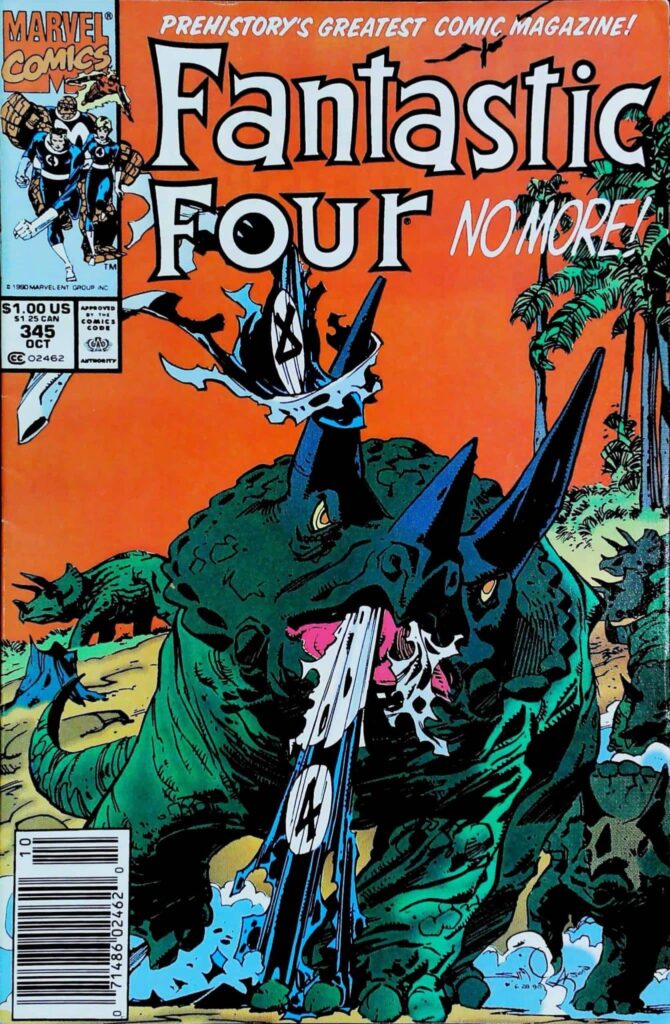 Fantastic Four #345, vue de l'exemplaire
