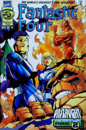 Couverture de FANTASTIC FOUR (1961) #416 - par Bob Wiacek - lecubeacomics.com