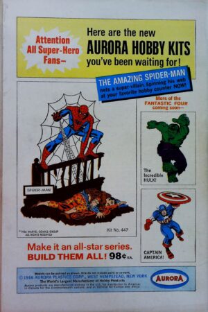 Couverture de FANTASTIC FOUR (1961) #58 - par Jack Kirby - lecubeacomics.com