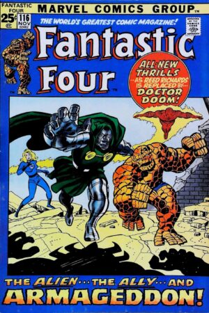 Couverture de FANTASTIC FOUR (1961) #116 - par Joe Sinnott - lecubeacomics.com